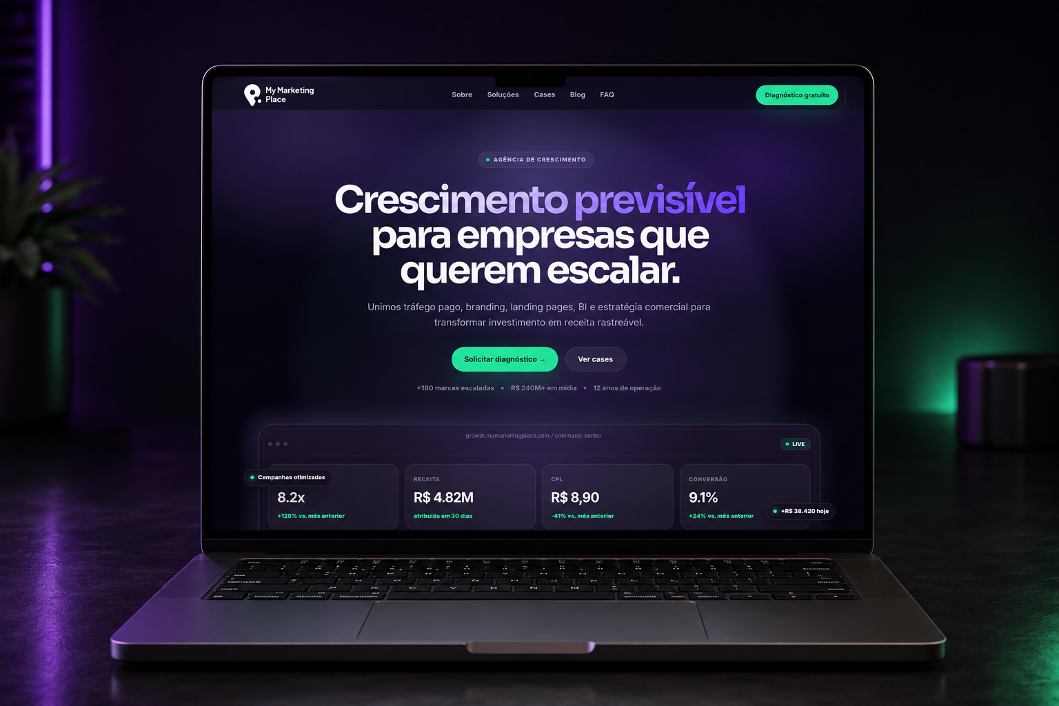Capa do projeto My Marketing Place