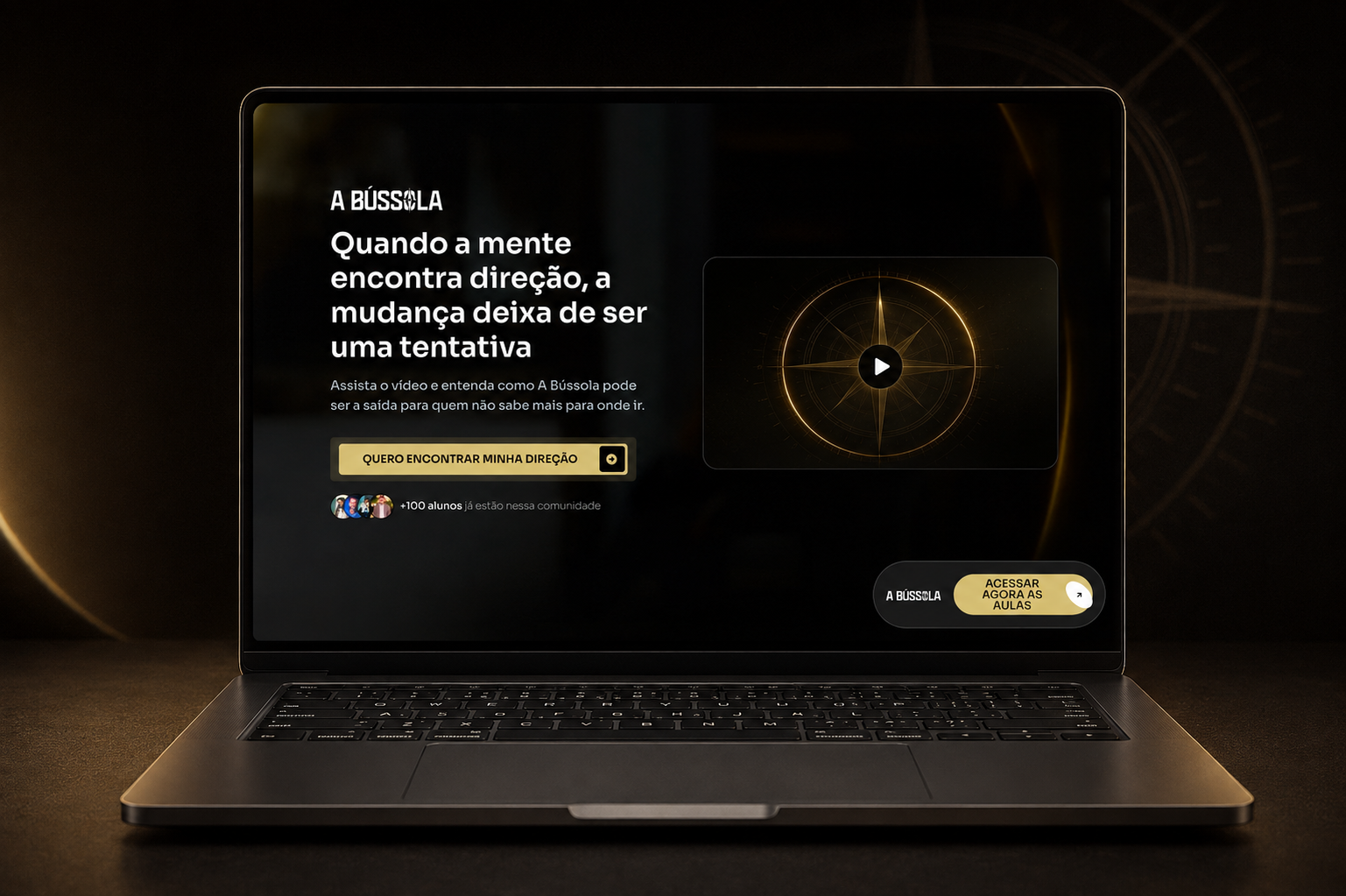 Capa do projeto Lucas Rocha — A Bússola